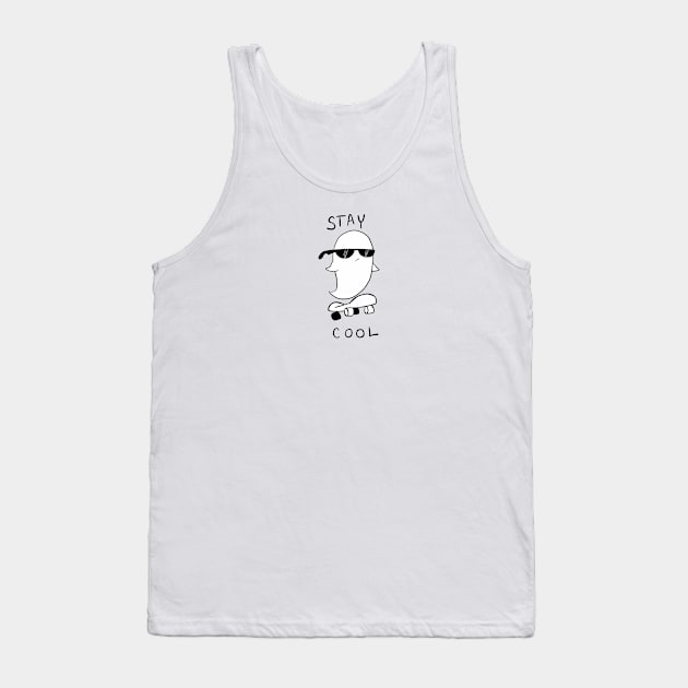 Stay Cool Ghost Tank Top by noodworth